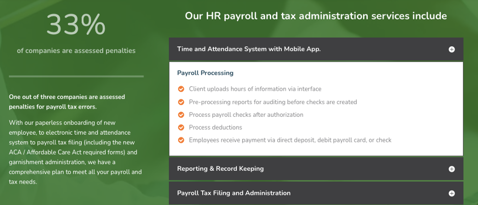 AlphaStaff payroll processing